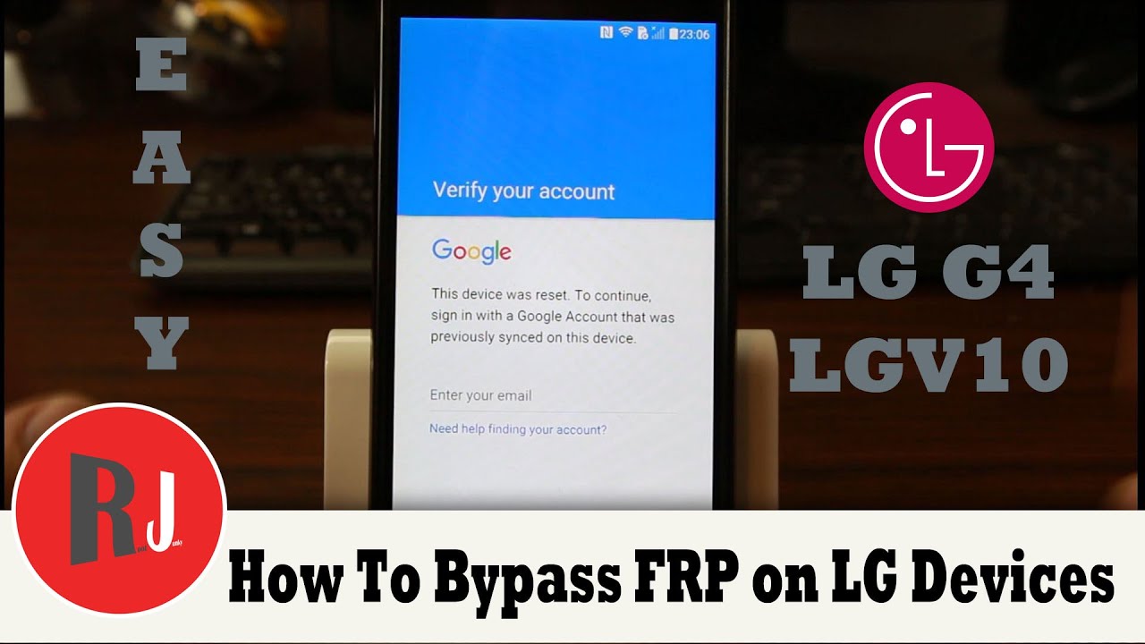 Как обойти FRP-аккаунт Google, ранее синхронизированный на устройствах LG V10, LG G4