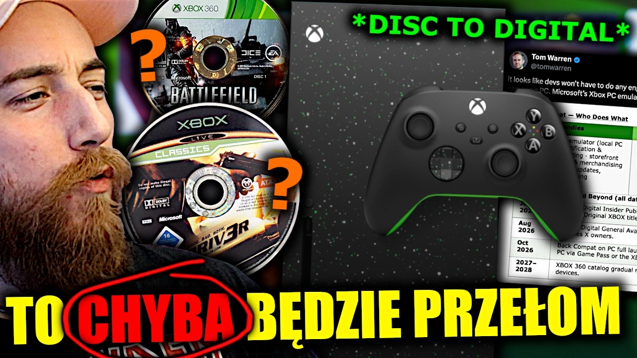 Co wiemy o Xbox DISC TO DIGITAL? 🤔 (fakty, przecieki, moje przewidywania)