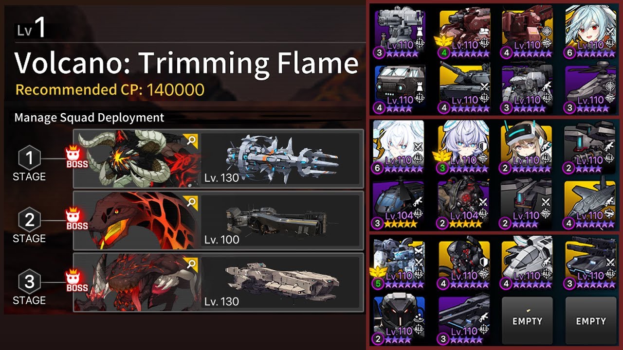 Dimension Trimming Volcano: Only Mech [Counter:Side SEA]