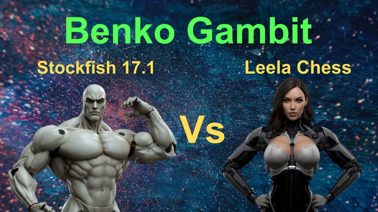 Stockfish 17 1 vs Leela Chess Zero  Benko Gambit Refuted?