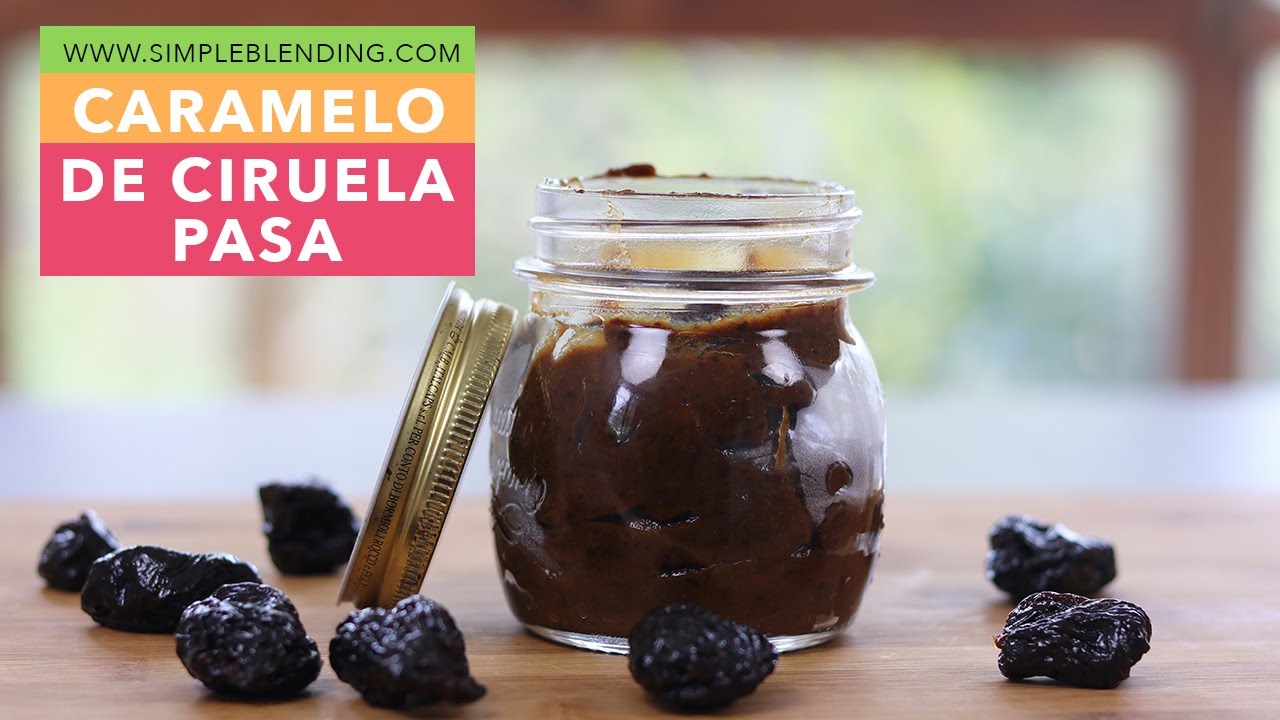 CARAMELO DE CIRUELA PASA | Cómo preparar caramelo de ciruela en casa | Endulzante natural