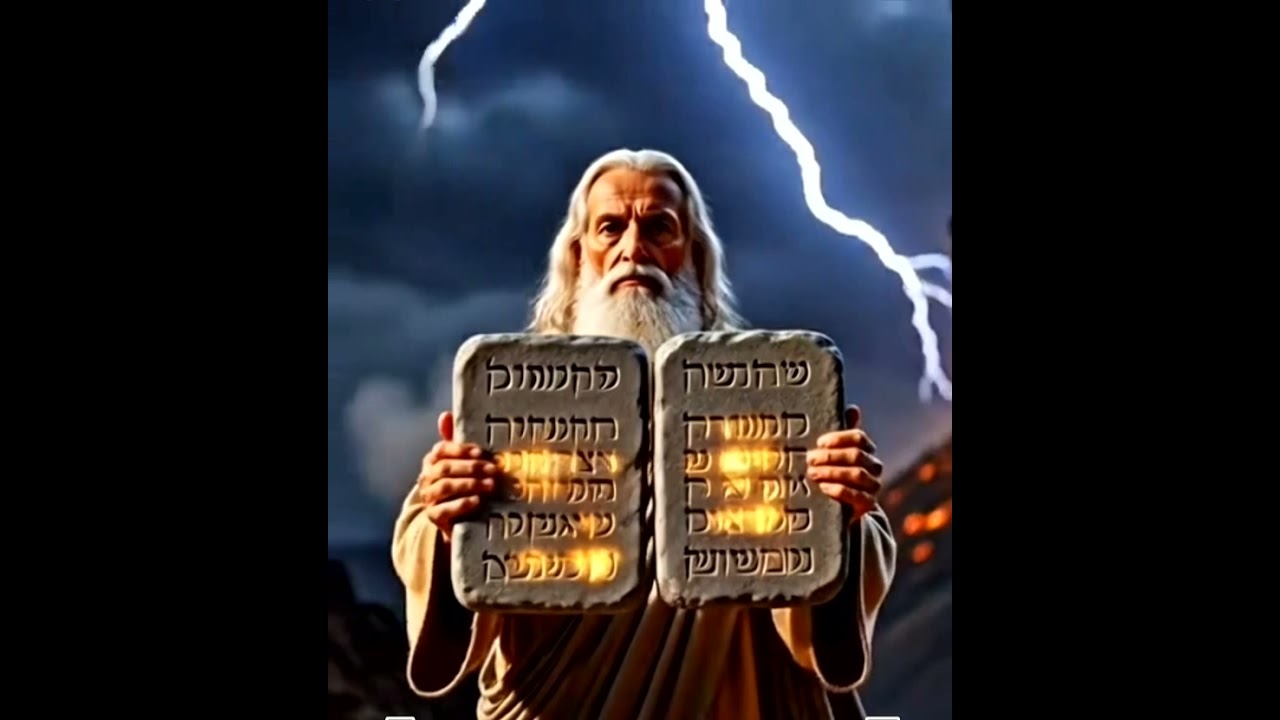 Written in Thunder | The Ten Commandments at Mount Sinai #music #bible #worshipmusic 