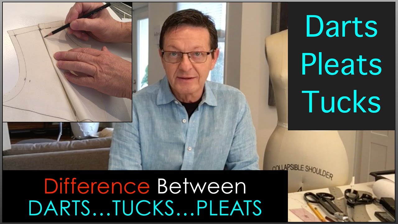 Mastering Pattern Making: The Differences Between Darts, Pleats, and Tucks. #darts #pleats #tucks