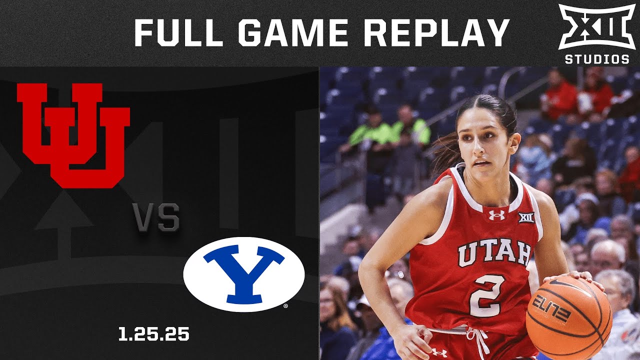 Utah vs. BYU (1.25.25) Full Game Replay | 2024-25 Big 12 Women's Basketball