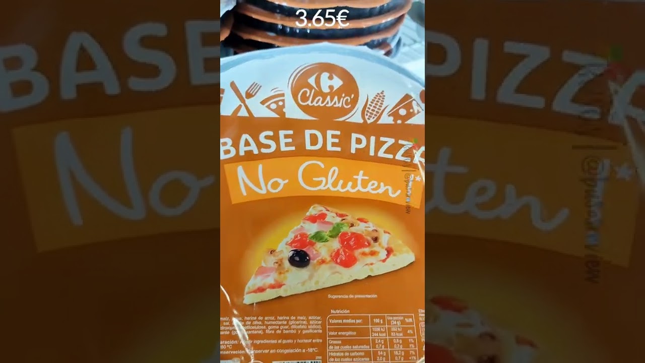 Base de pizza sin gluten carrefour #carrefour #singluten #glutenfree #pizza