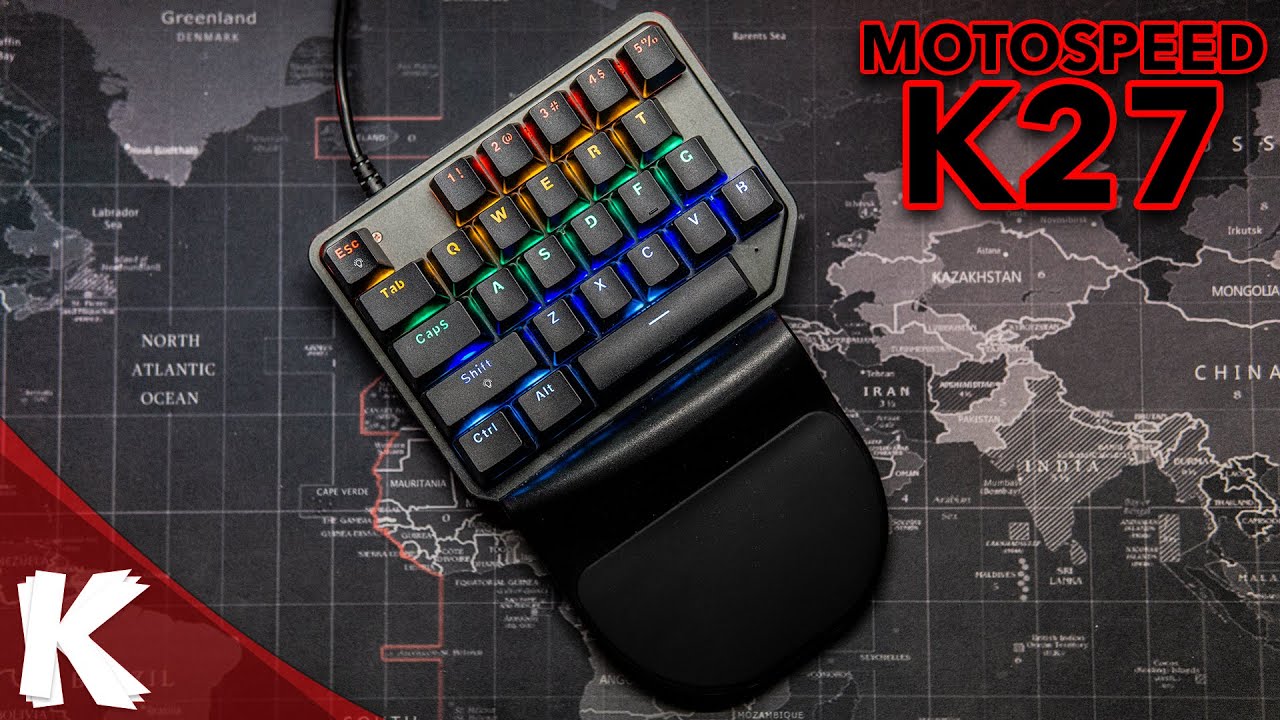 Motospeed K27 | $25 One Handed RGB Mechanical Keyboard | Good Enough For R6:SIEGE