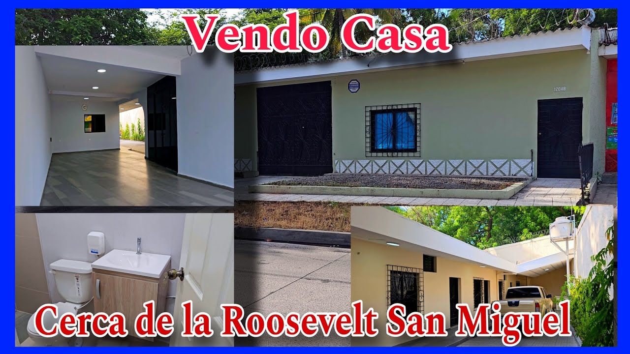 Se vende Casa En San Miguel cerca de la Avenida Roosevelt #elsalvador