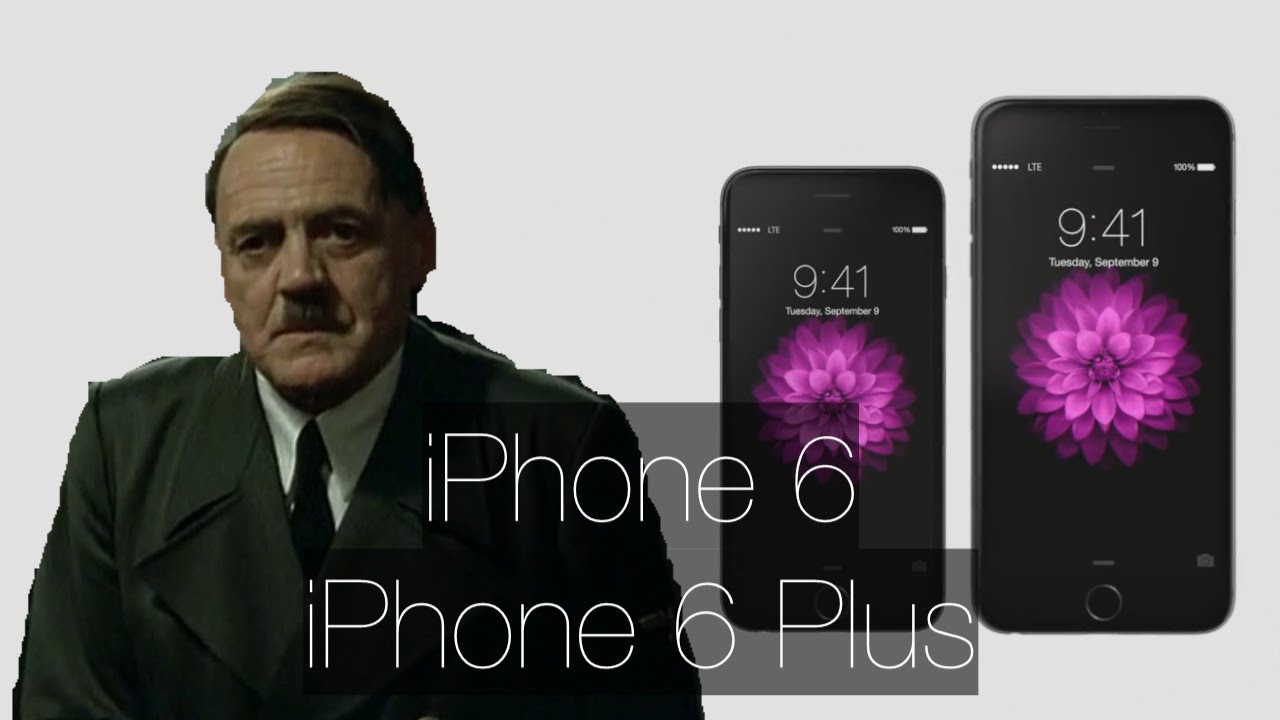 Hitler Introduces the iPhone 6 and iPhone 6 Plus