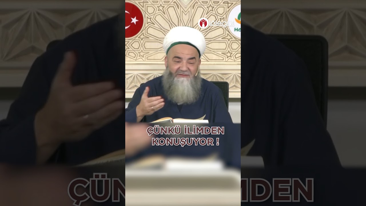 &Ccedil;&Uuml;NK&Uuml; İLİMDEN KONUŞUYOR !  C&Uuml;BBELİ AHMET HOCAEFENDİ