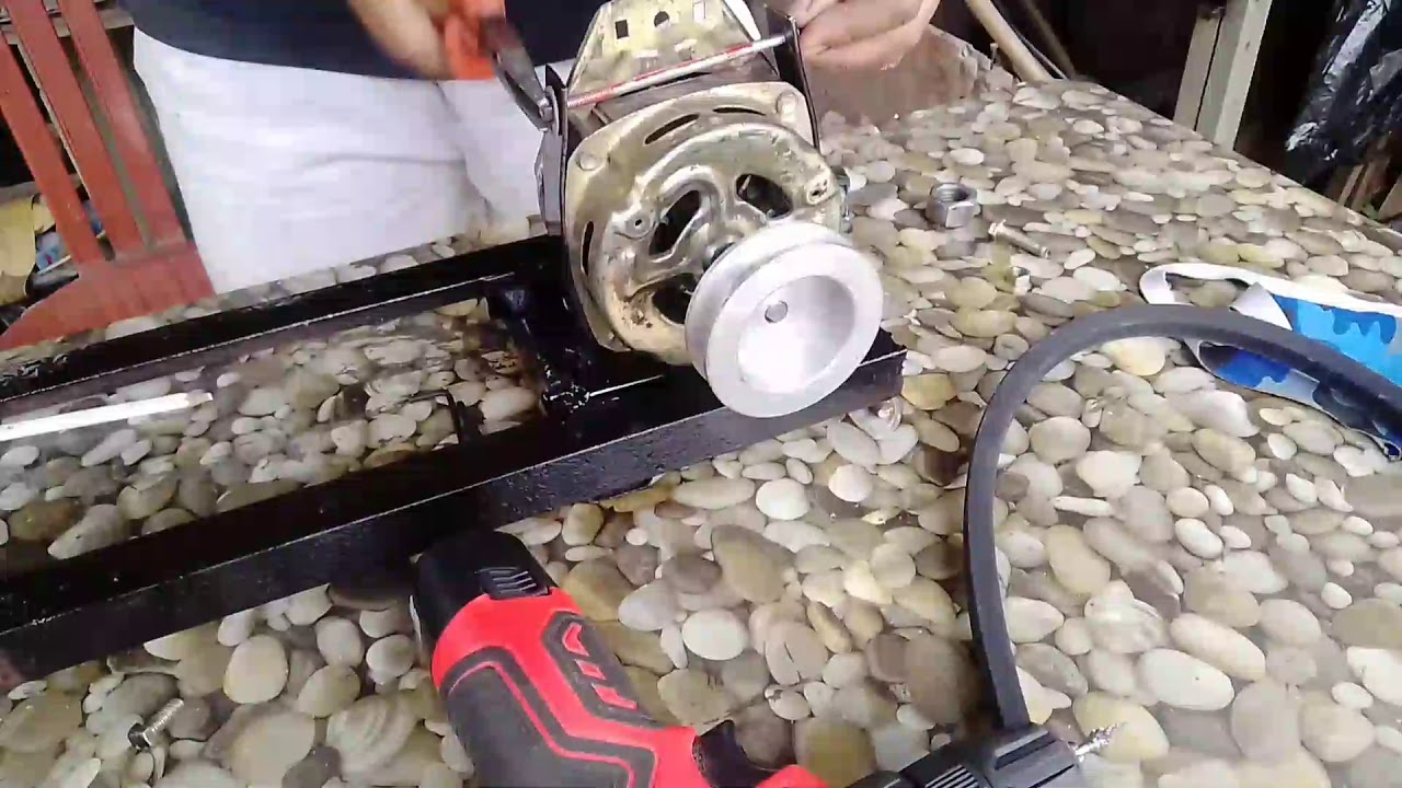 Tutorial pembuatan table Saw dari dinamo bekas mesin cuci