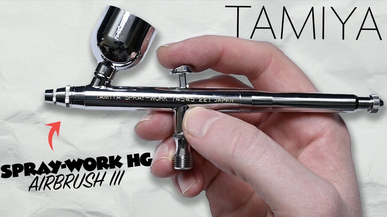 Are TAMIYA airbrushes any good?! Let's check out the Spray-Work HG AIRBRUSH III
