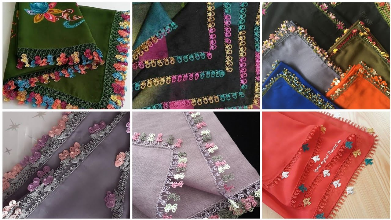 Top Class And Elegant Turkish Crochet Lace Patterns For Scarf And Dresses