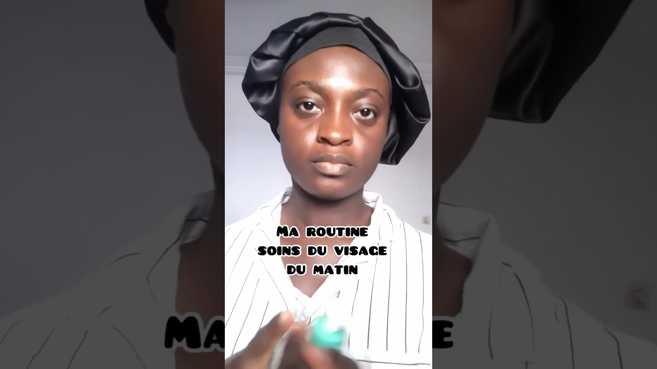 Ma routine visage minimaliste du matin 🌞✨ (Peau noire & hyperpigmentation) #skincareroutine #beauty
