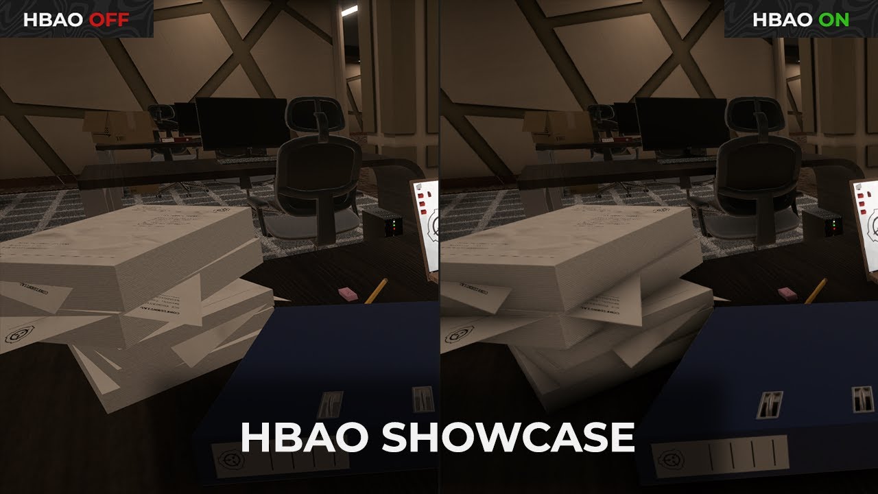 HBAO Showcase in SCP: Deleted Chronicles