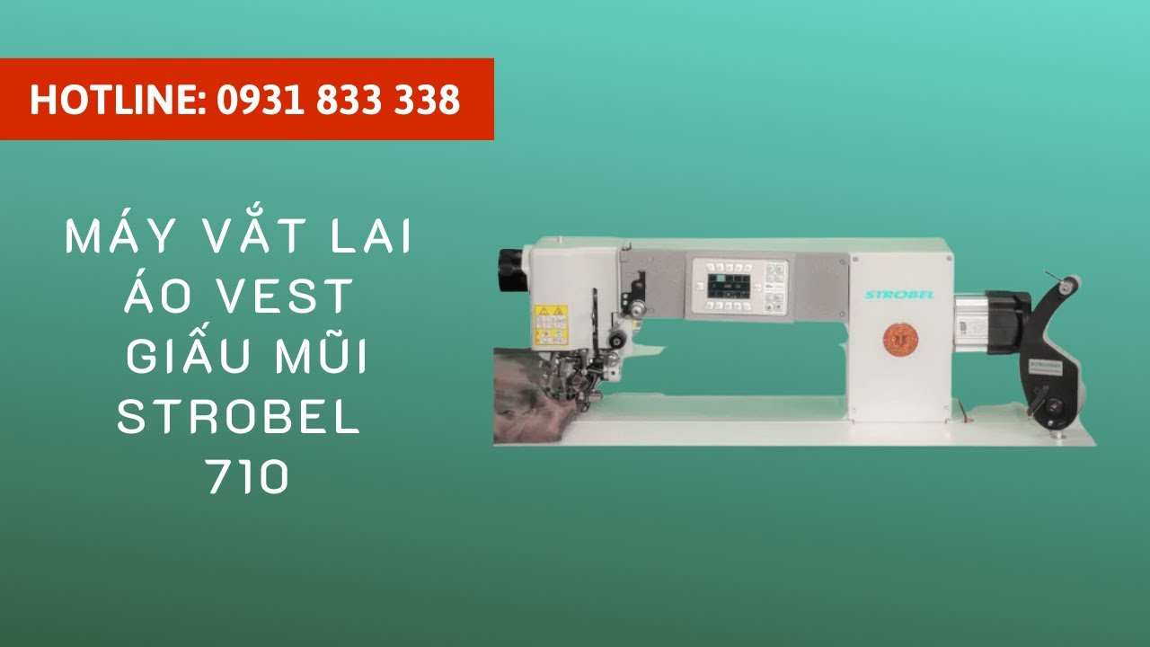 Máy vắt lai áo vest giấu mũi STROBEL 710