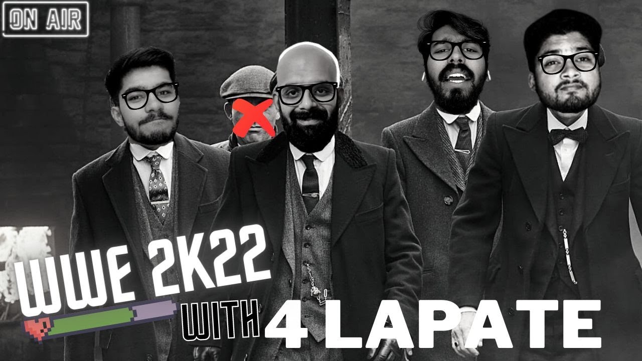 WWE 2K22 + Fifa 22  Livestream Ft. 4 Lapate ! @DrogBABA @ONEMUFC @Markaroni | Divyansh