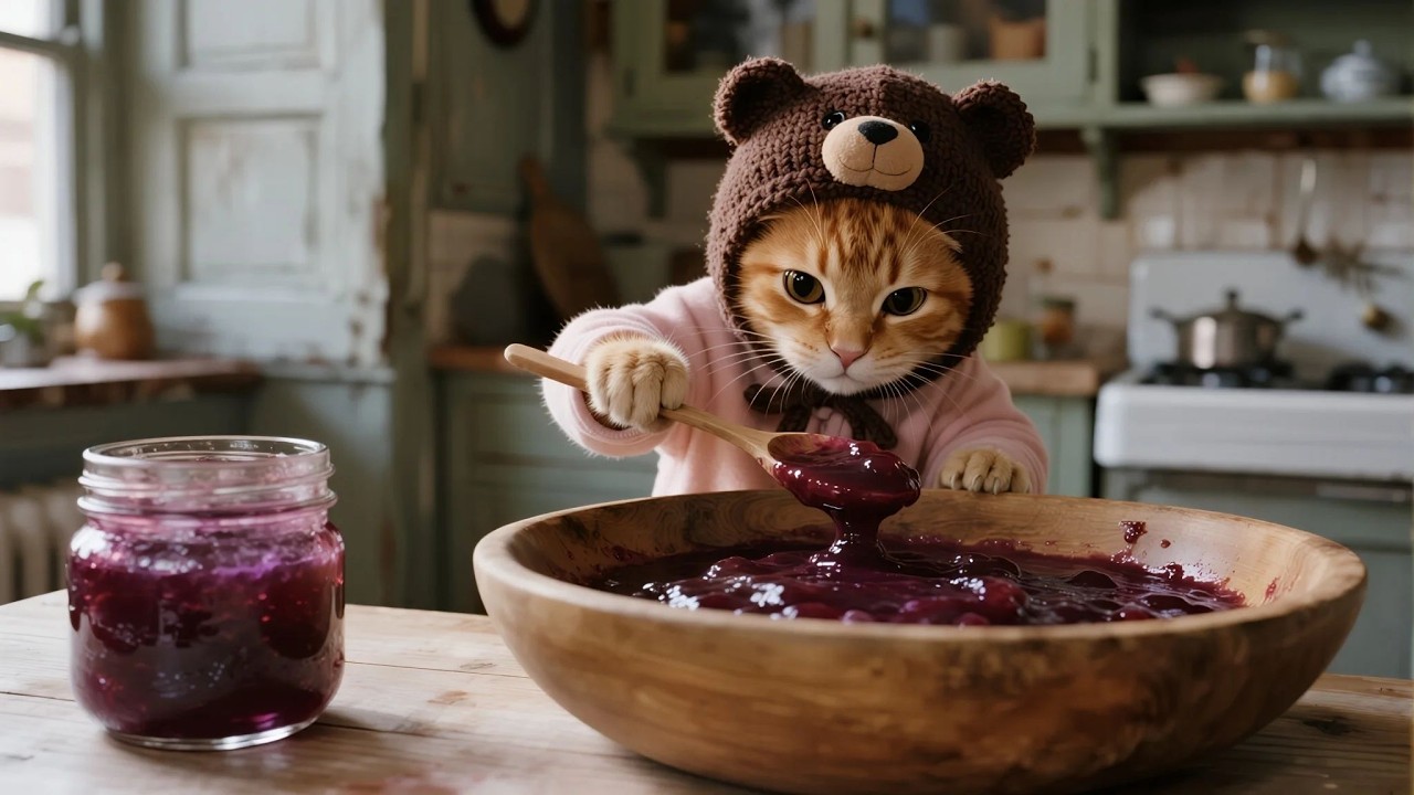 See how mama cat and Ginger kitten saved their sour grapes! 🍇😱Compilation