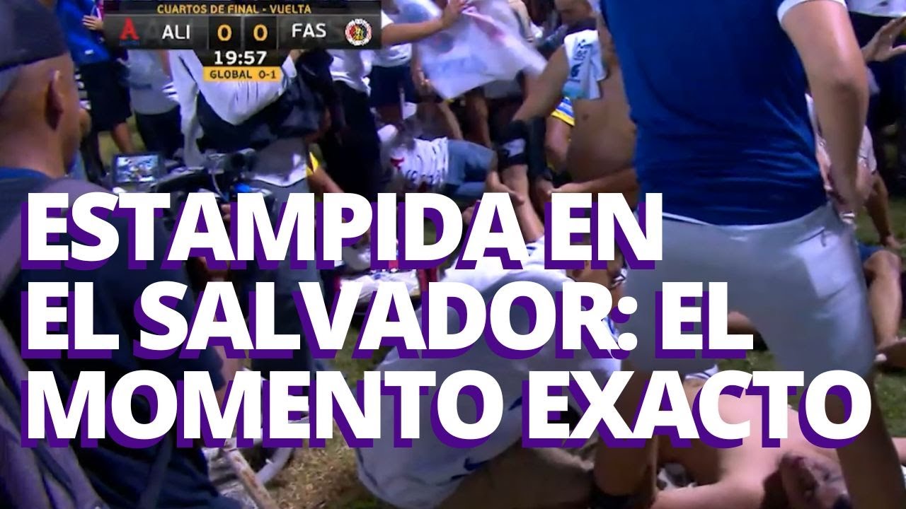 Estampida en El Salvador: el momento en que todo comenzó