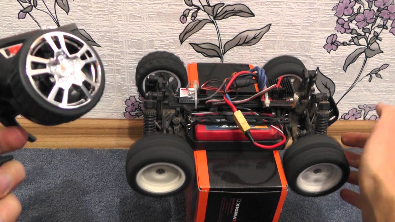 FS GT3B Тестирование RC аппаратуры управления.