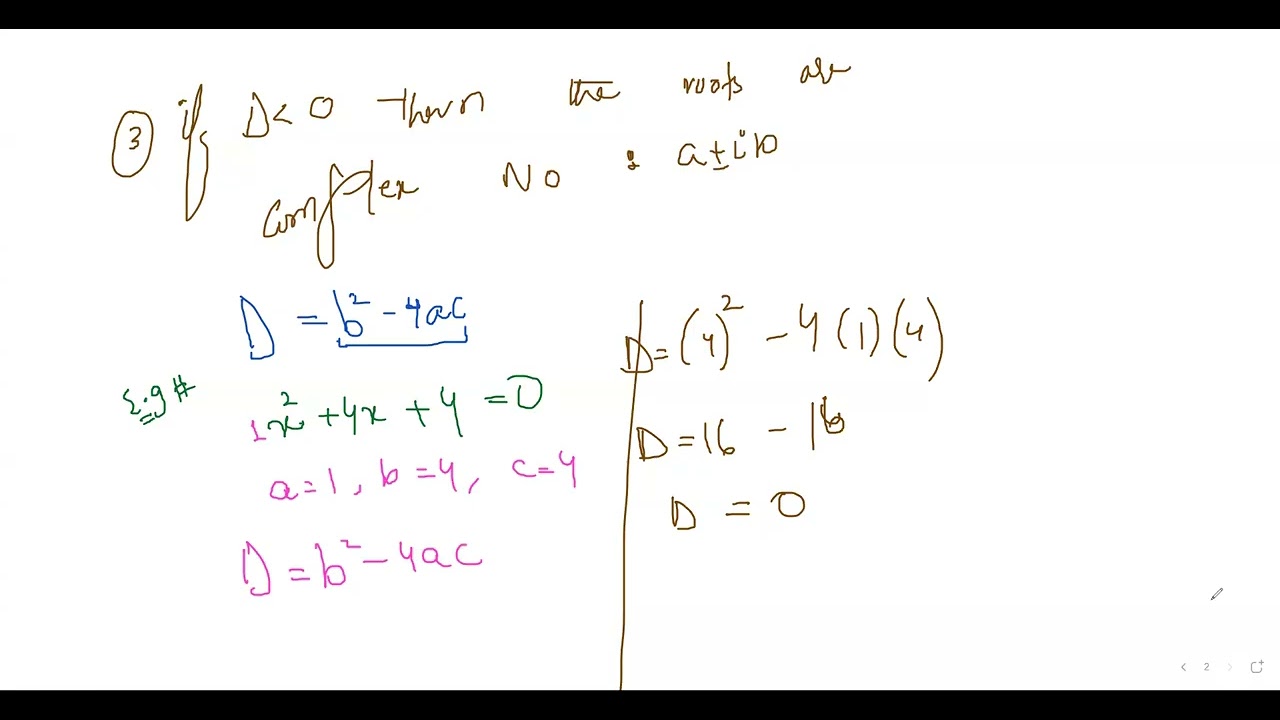 Understanding the Nature of Roots in Quadratic Equations
