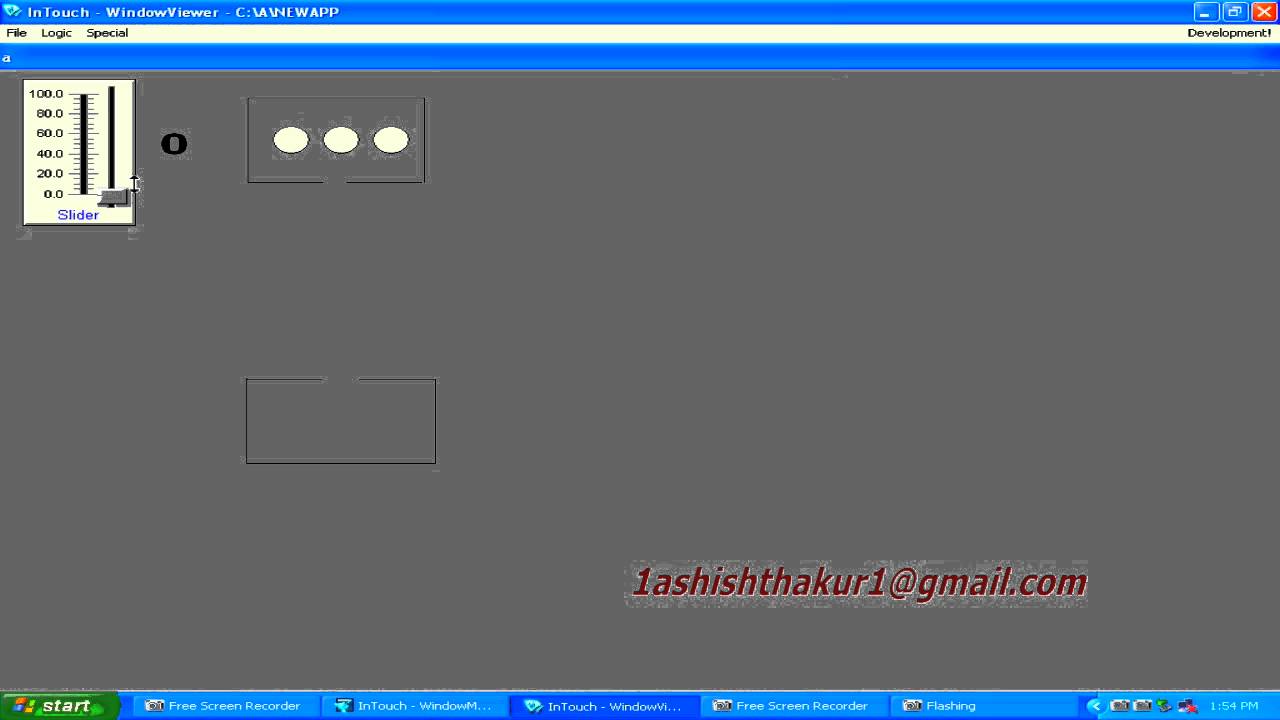 SCADA(Wonderware Intouch) tutorial Design-7