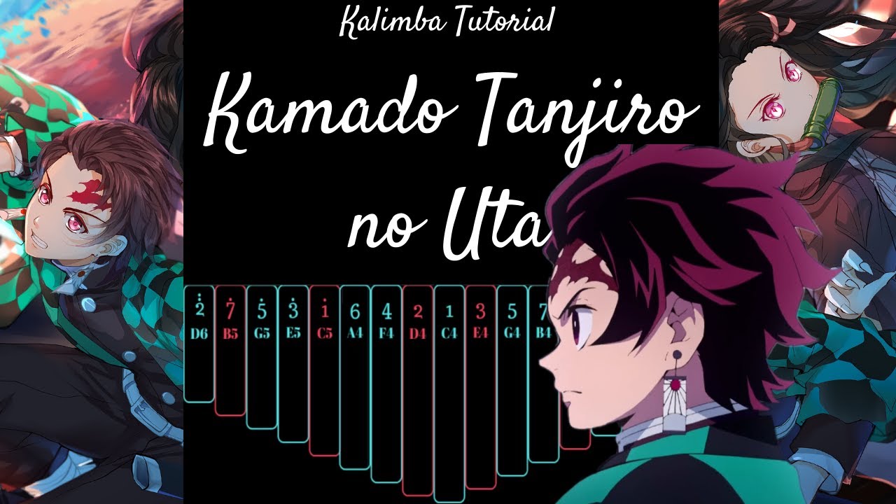 【EASY Kalimba Tutorial】 Kamado Tanjiro No Uta from 