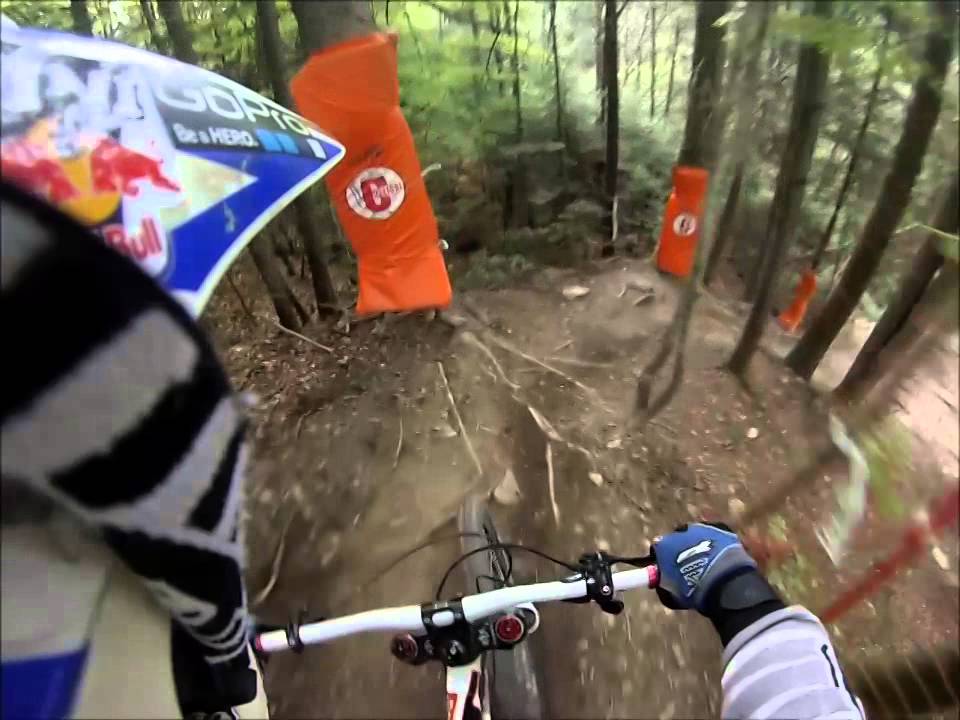 Downhill Cimone Bike Park Sestola - pista nera DH On Board 2014 - GoPro