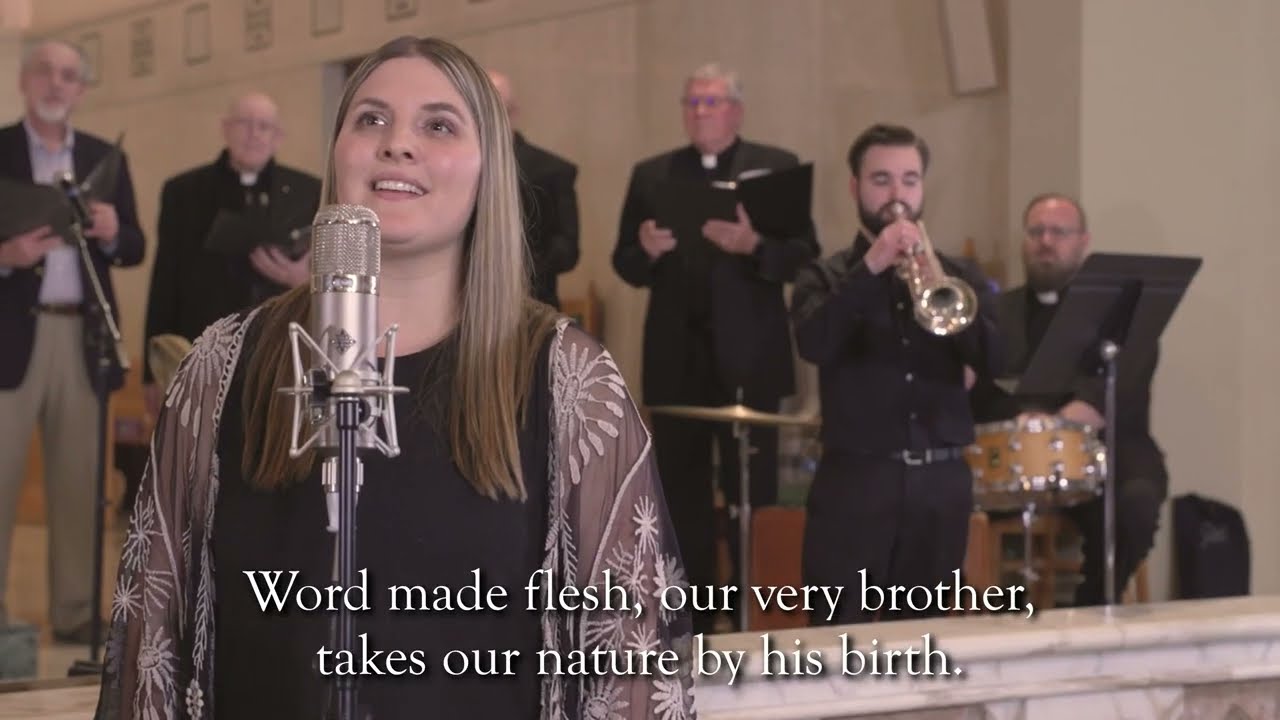 Sing of Mary (Lyric Video) - Catholic Music Initiative - Dave Moore, Lauren Moore