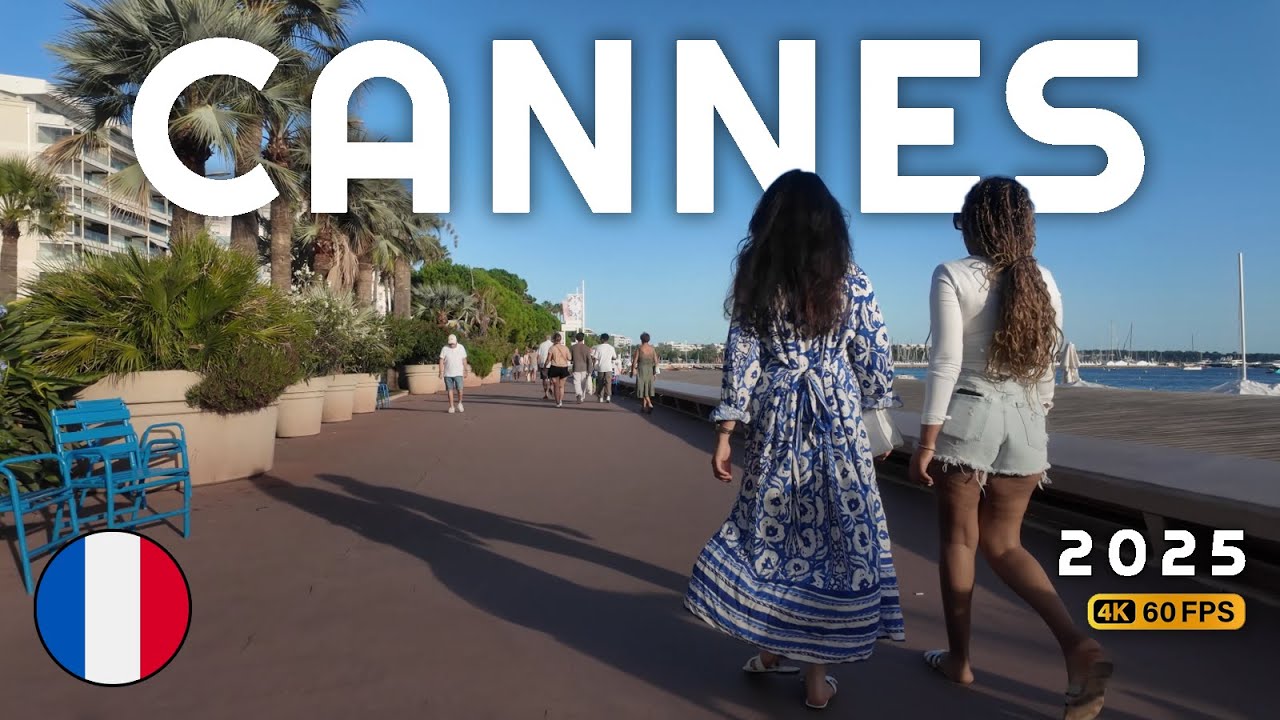 Cannes, France Walking Tour 2025 🇫🇷 | Film Festival City in 4K 60fps