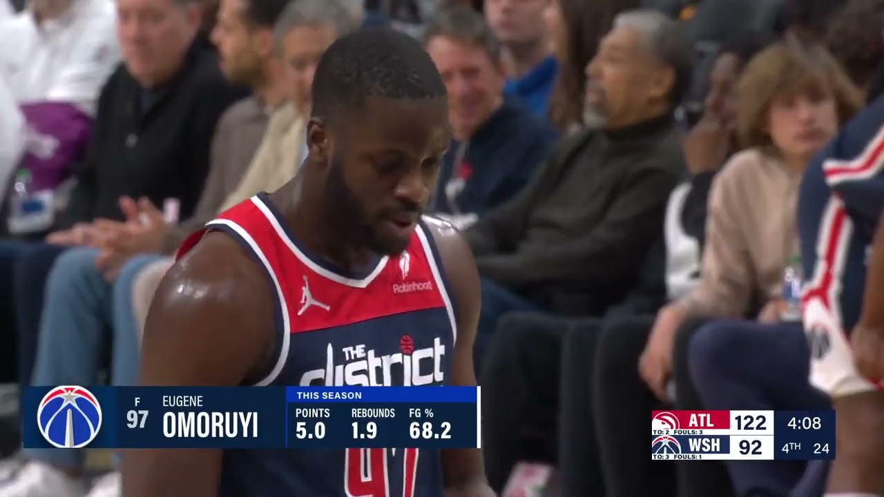 Eugene Omoruyi | All Shots | WAS vs ATL | 11.25.23