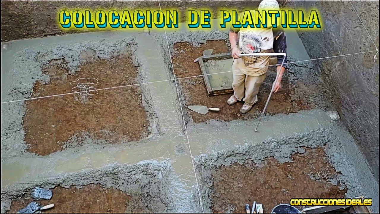 Ep 3-13 | Colocación de plantilla para una cisterna | CONSTRUCCIONES IDEALES