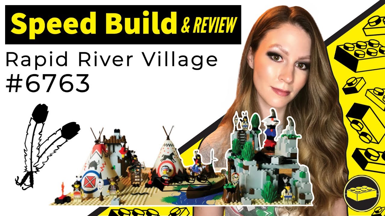 LEGO® Western Set 6763 Rapid River Village Speed Build and Review