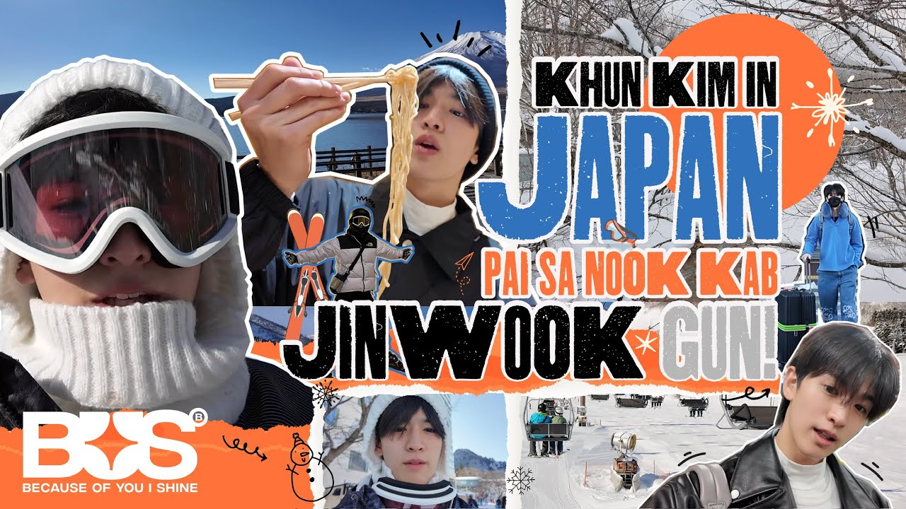 [VLOG] BUS JINWOOK - Khun Kim in JAPAN pai sa nook kab JINWOOK gun! [ENG SUB]
