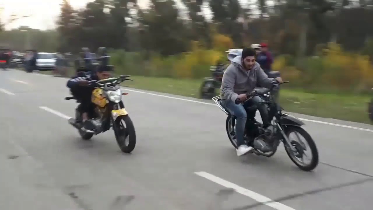 Solo Stunt , En Ezeiza picadas de motos
