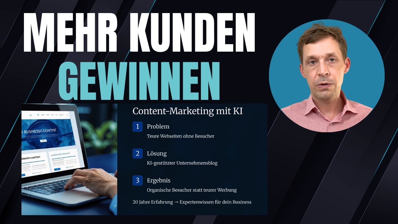 Webseite ohne Besucher? So holst du als Unternehmer mit KI-Content Marketing mehr Kunden & Leads