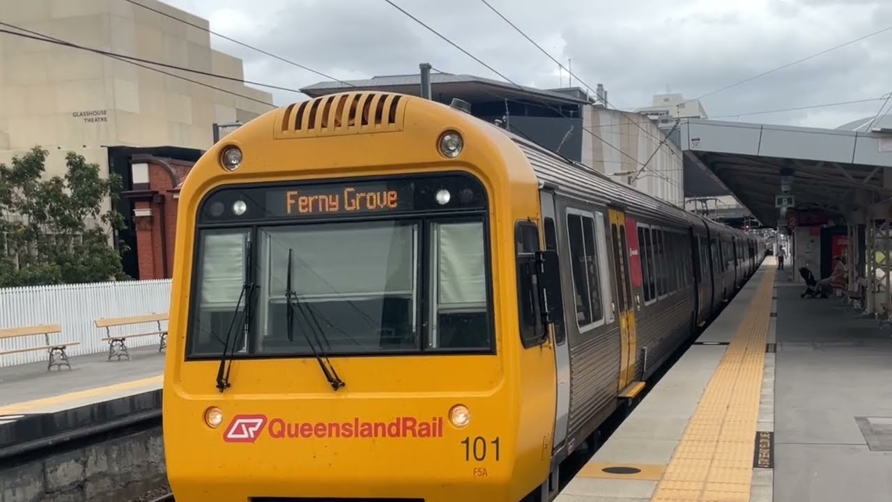 Ferry Grove IMU101 Departing South Brisbane Train Station Platform 2 