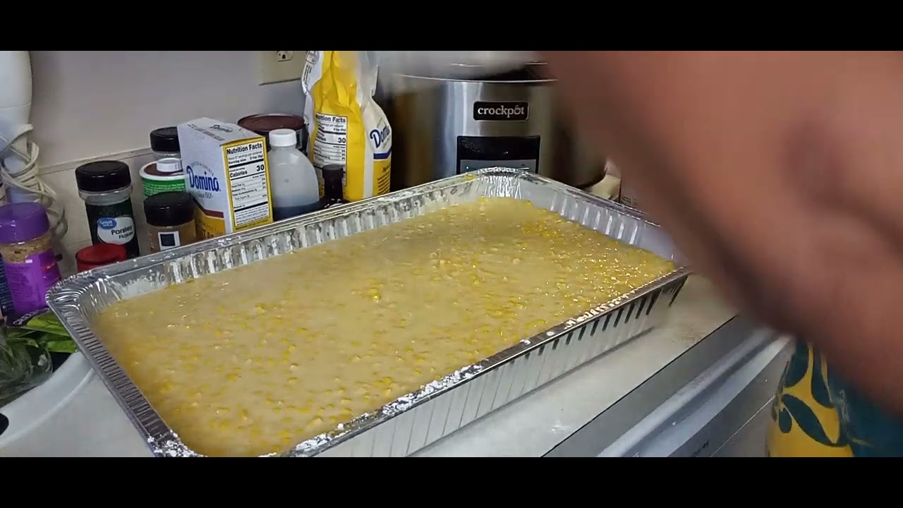 HOMEMADE CORN PUDDING
