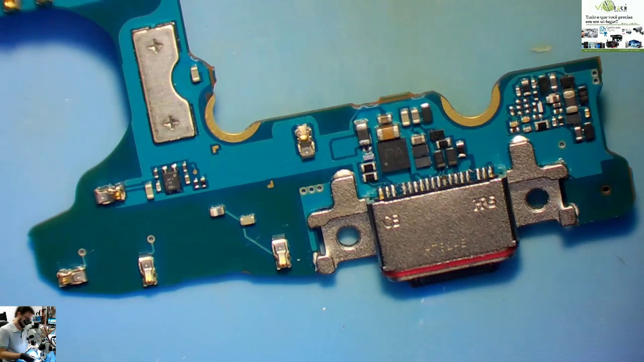 Diagnostico + Reparo A5 A520F + Não Carrega