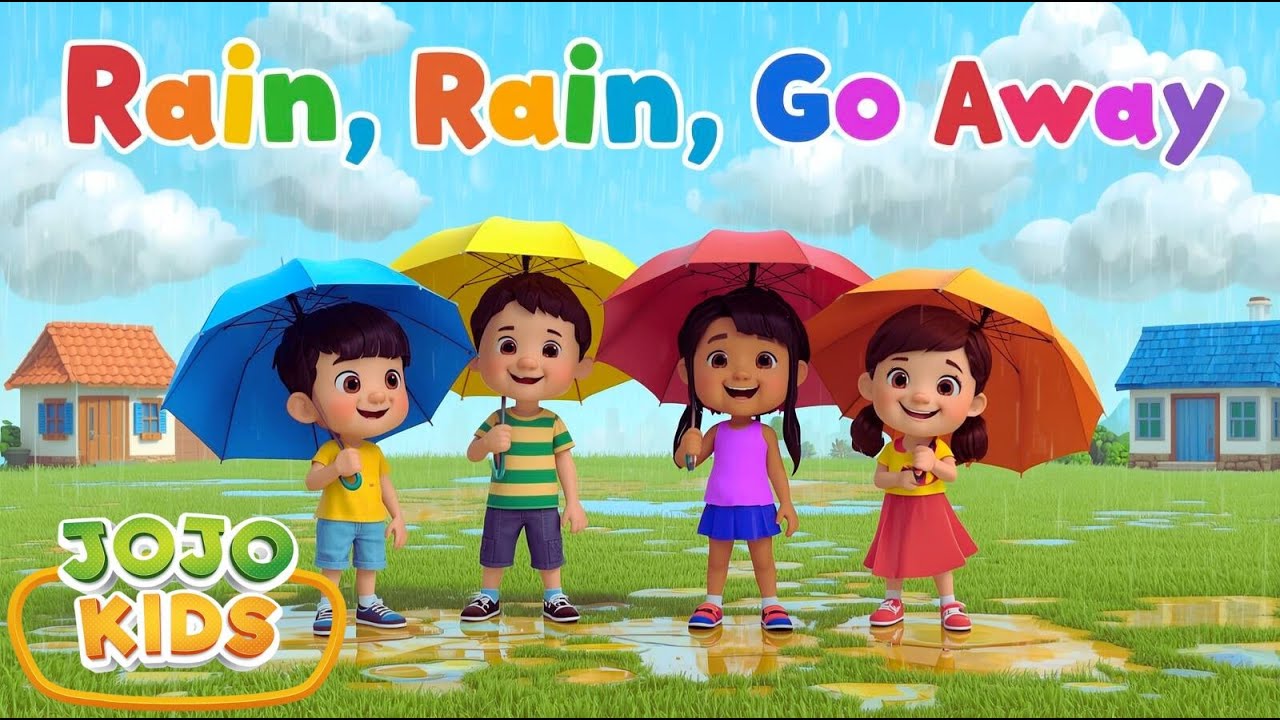RAIN RAIN GO AWAY COME AGAIN ANOTHER DAY/ NURSERY RHYMES / LEARN ABOUT FAMILY MEMBERS