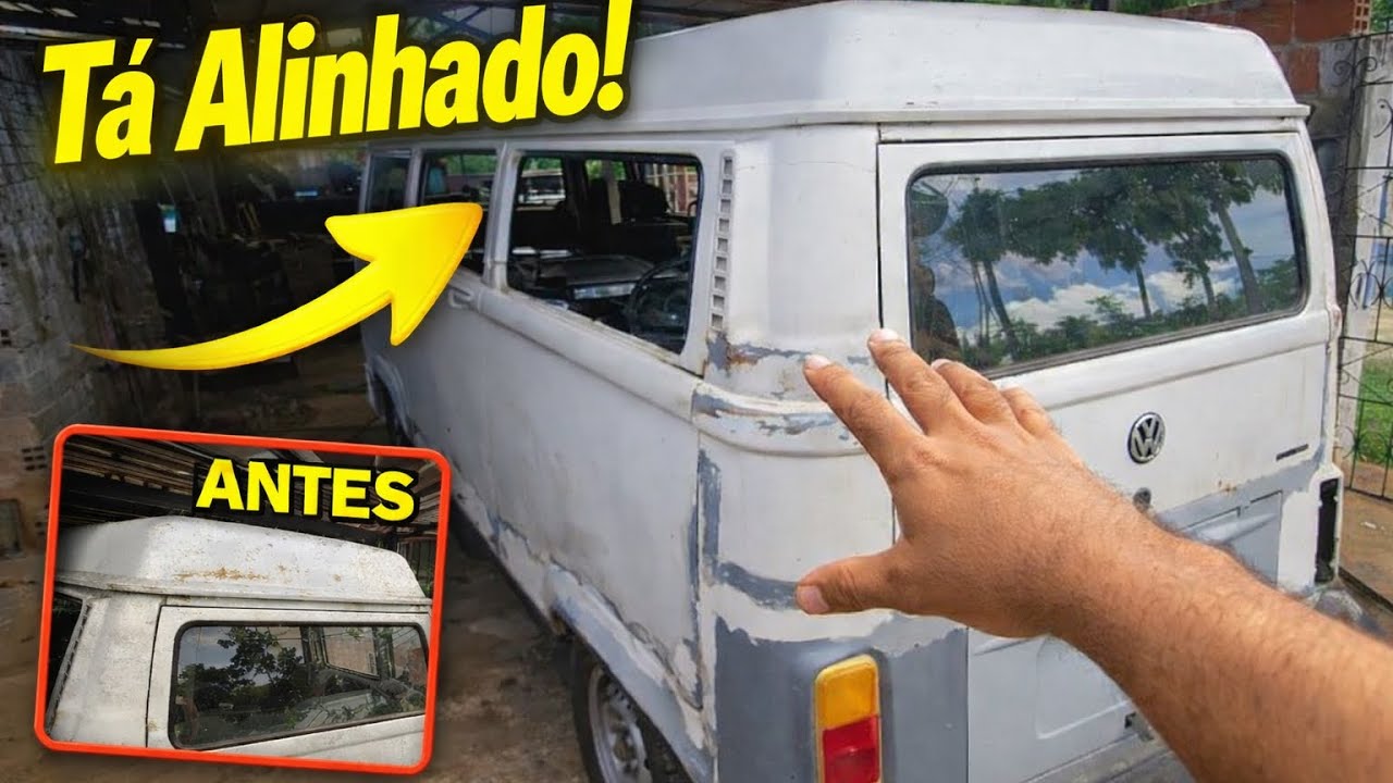 AI FOI LOUCURA! ALINHAMOS O TETO DA KOMBI NO OLHOMETRO! 