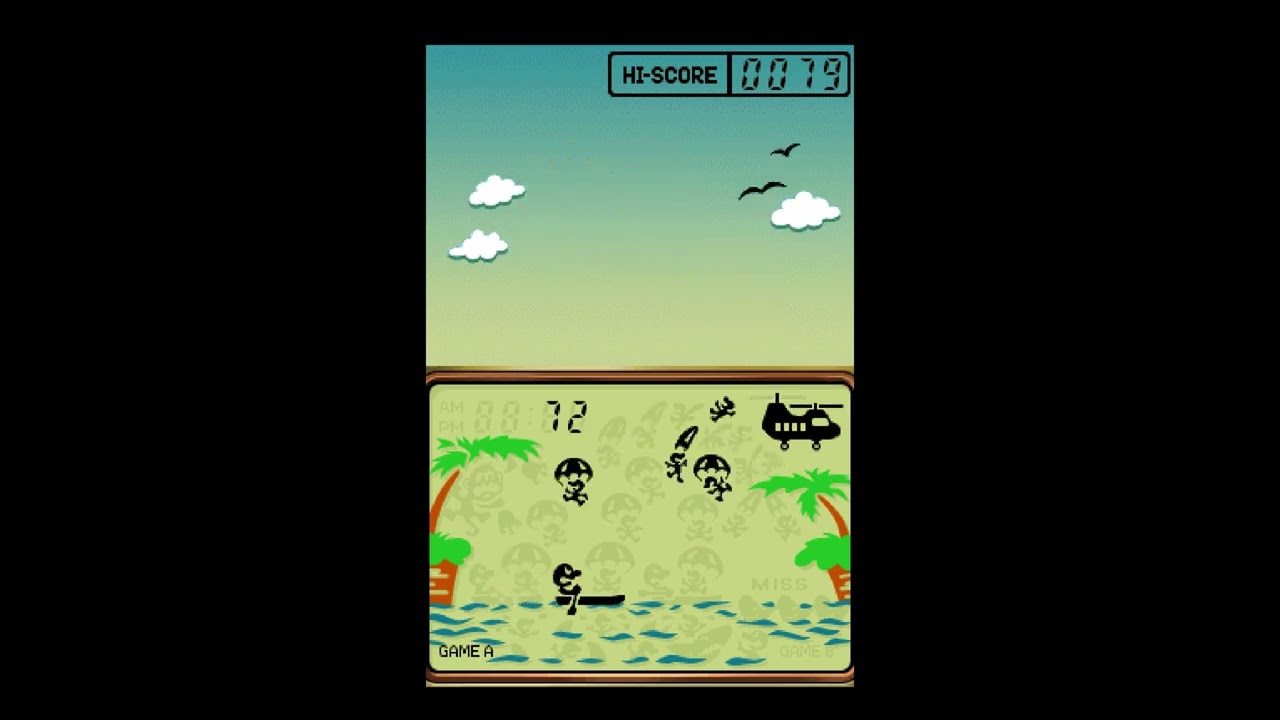 Game & Watch Collection 2 (Nintendo DS Compilation) - Parachute Longplay -  Game: A