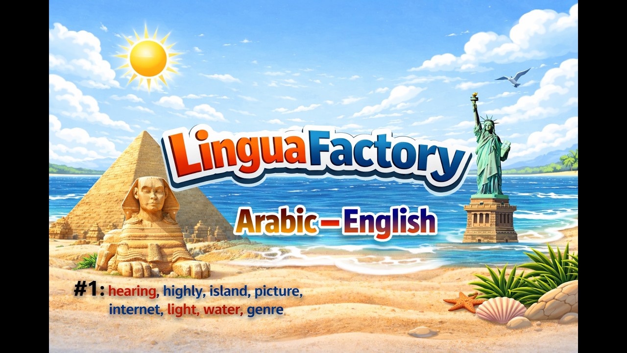 #1 Arabic - English: hearing, highly, island, picture, internet, light, water, genre
