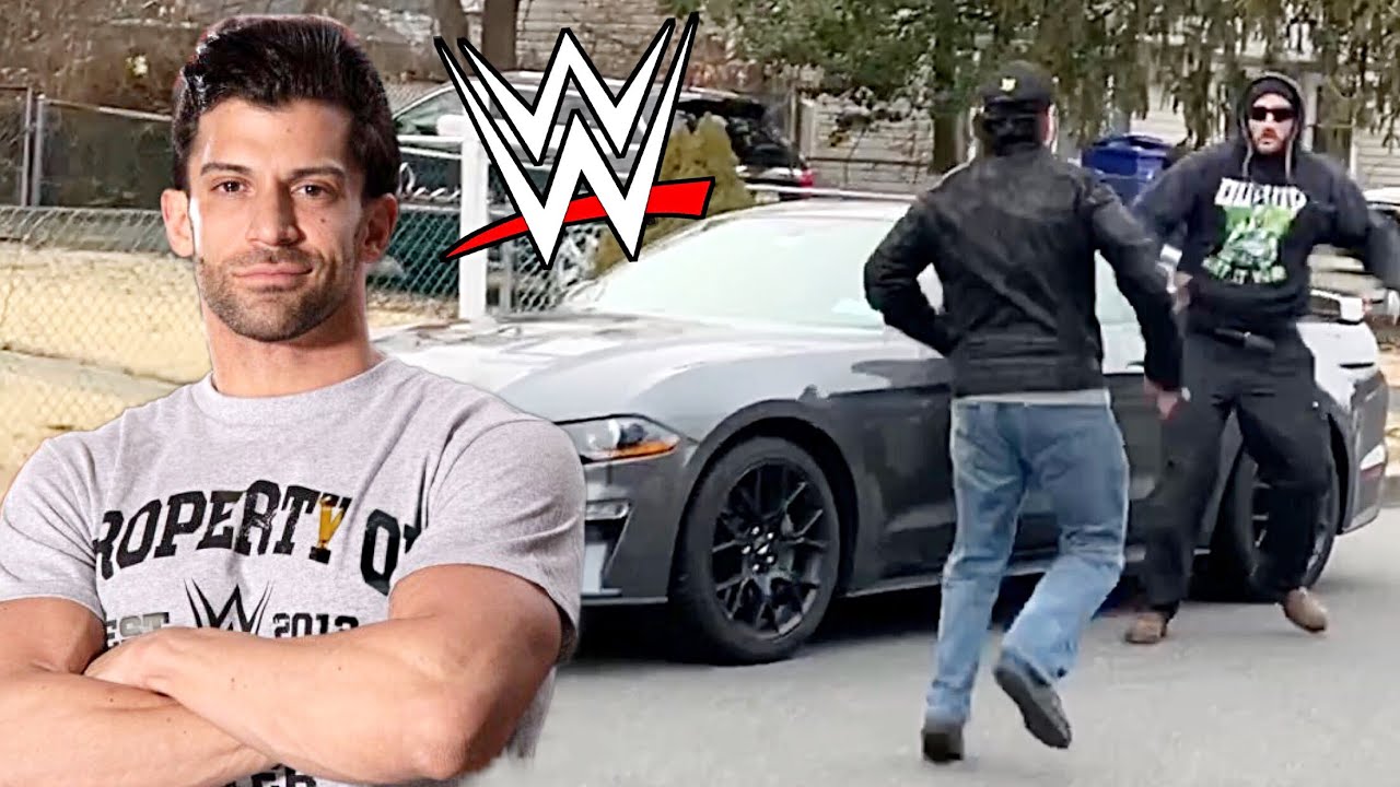 GTS STAR SIGNS WITH WWE!! Duhop Adds Racing Stripe to JD's Ford Mustang