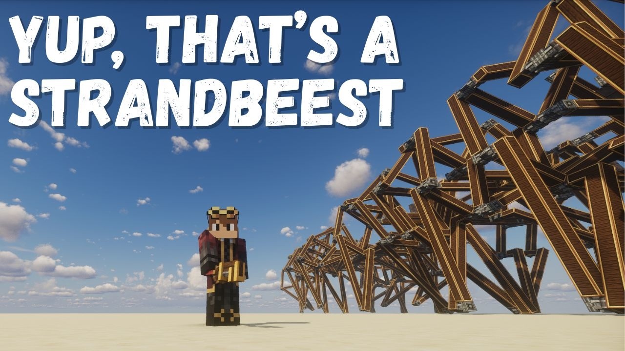 How I built a Strandbeest in Minecraft with Create Aeronautics 