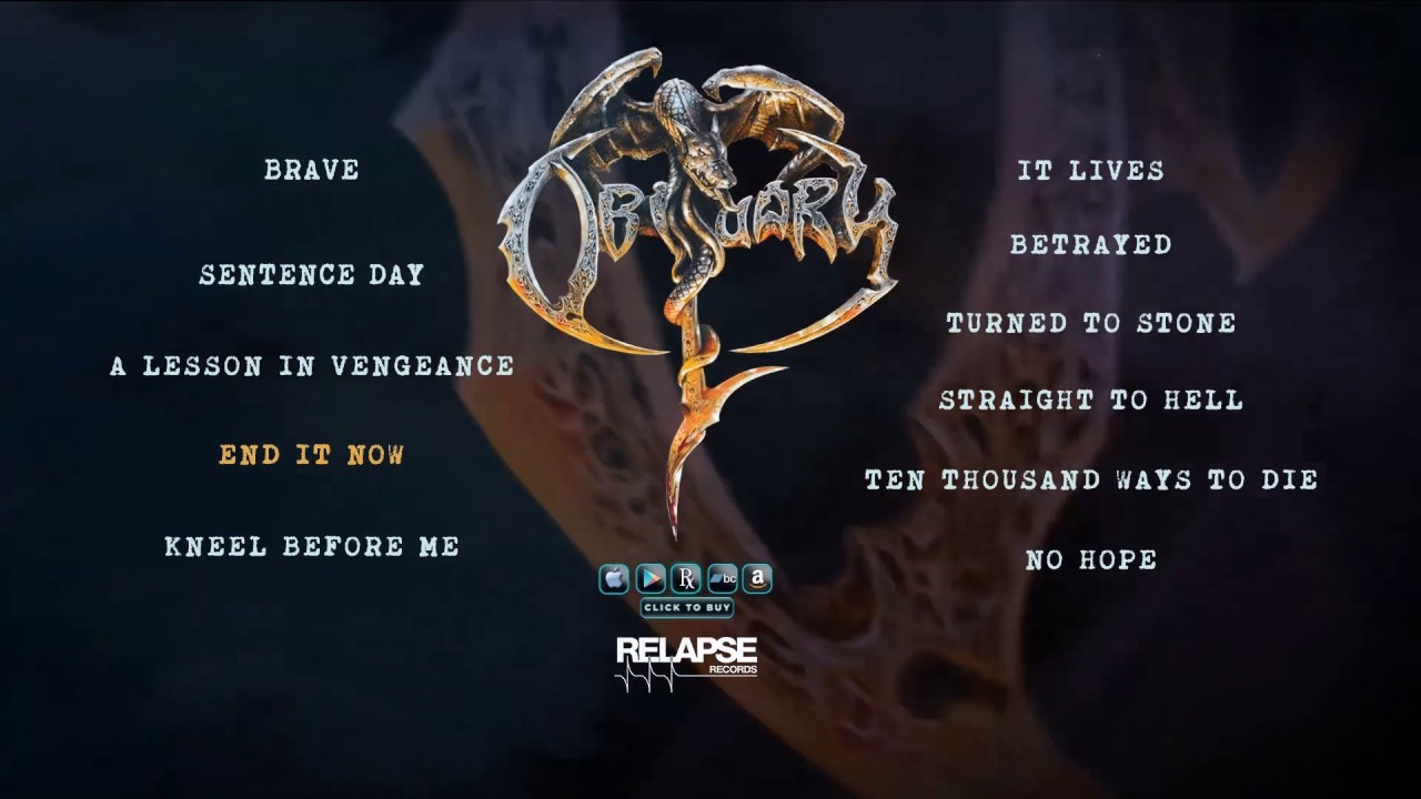 OBITUARY - 'OBITUARY' [Full Album Stream]