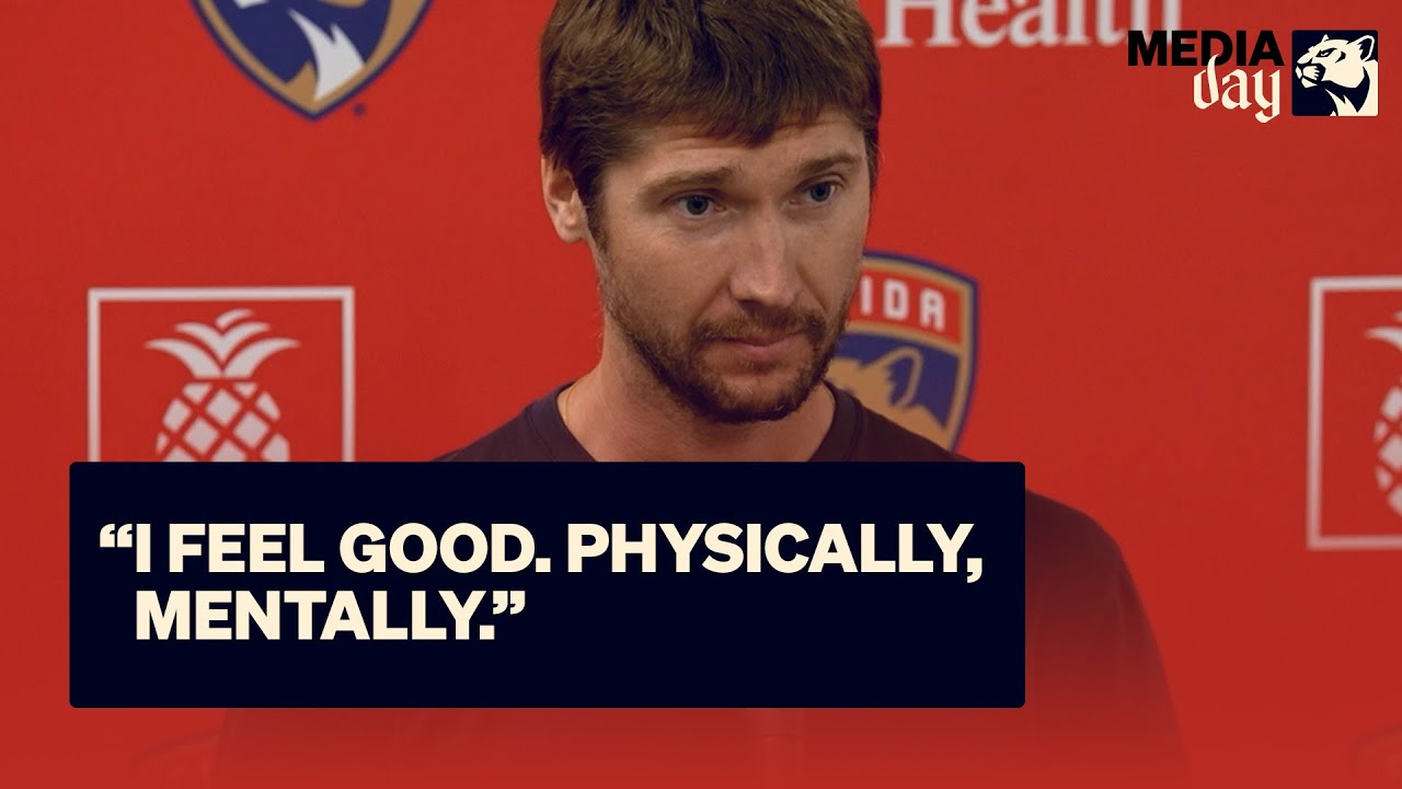 Sergei Bobrovsky on outlook, mentorship and more | 2025-26 Media Day