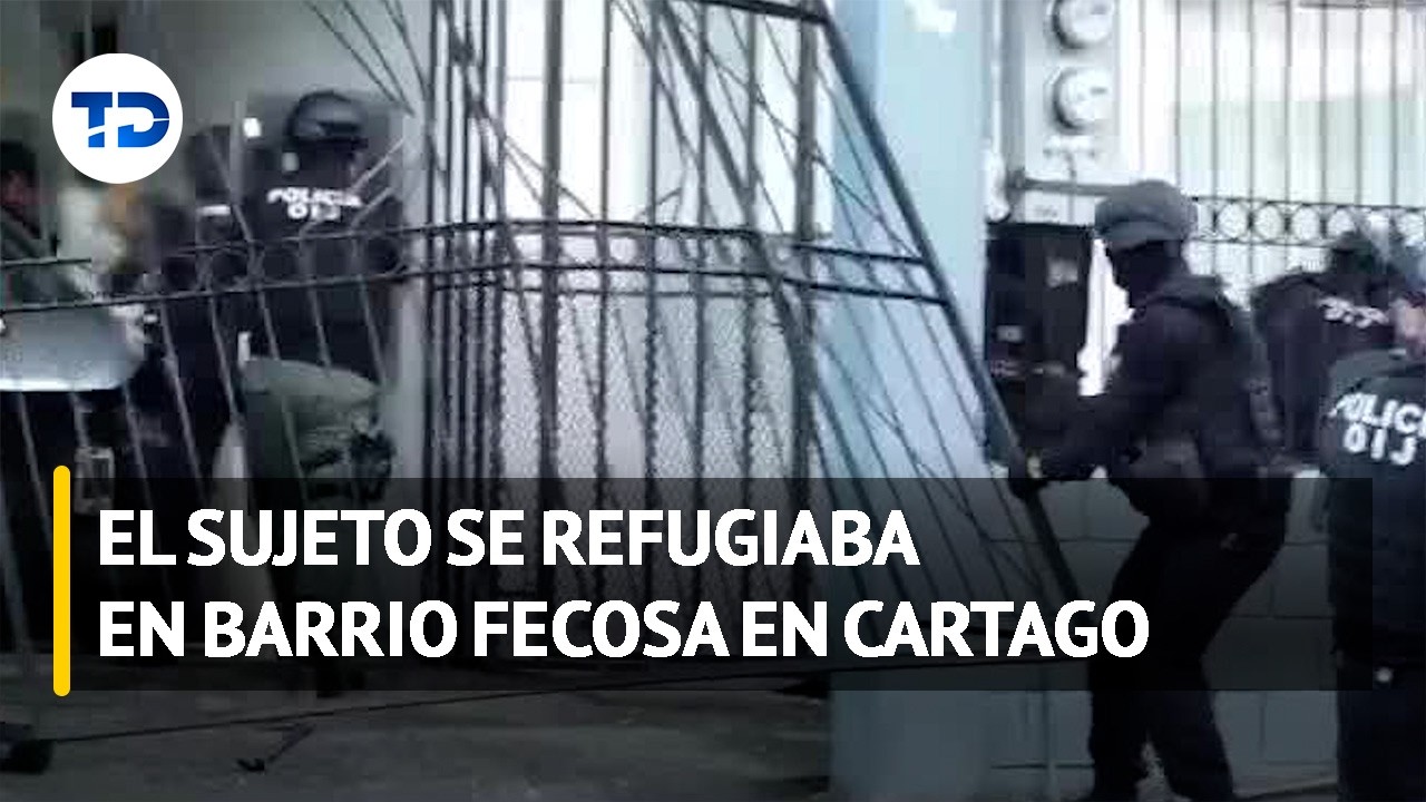 Detienen a sospechoso de bajonazos en Alajuela
