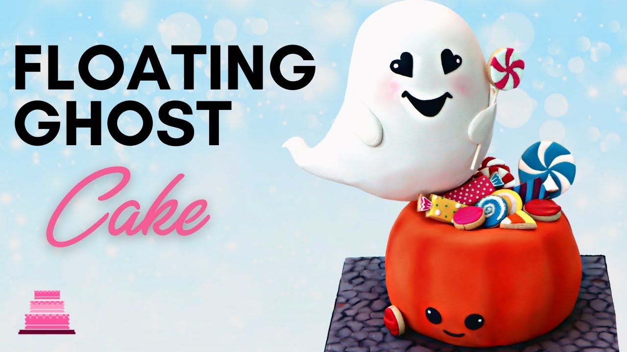 Floating Ghost Pumpkin CAKE 👻🎃 | Gravity Defying 3D Cake | Halloween Cake