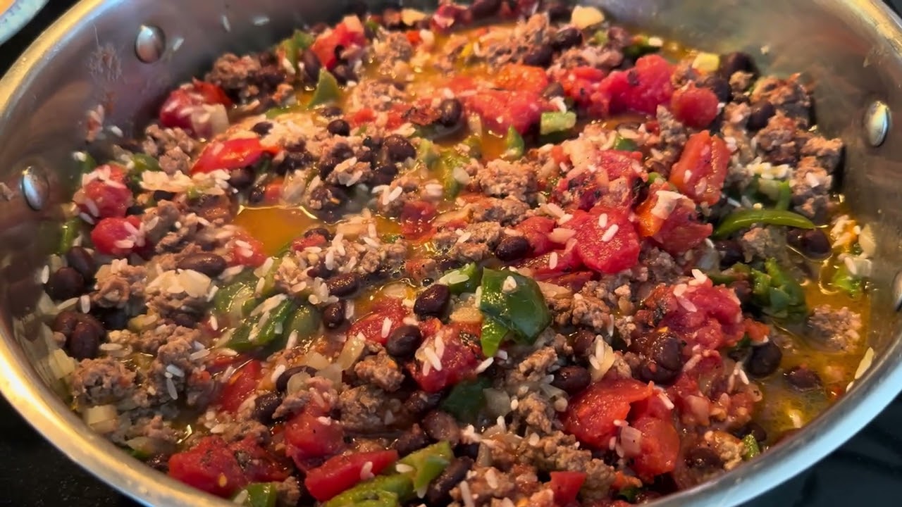 Green Pepper Casserole For Supper.  Not A Fan Of Stuffed Peppers Try This Recipe.#cooking