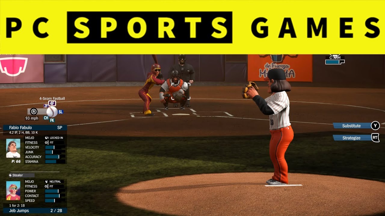 PC Sports Games  - Super Mega Baseball 3 Season Mode Match 1